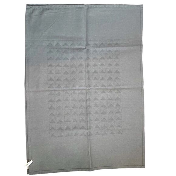 Geometric Tea Towels 2 Hanging Loop Contemporary Kitchen Triangles Lightweight - Picture 4 of 4